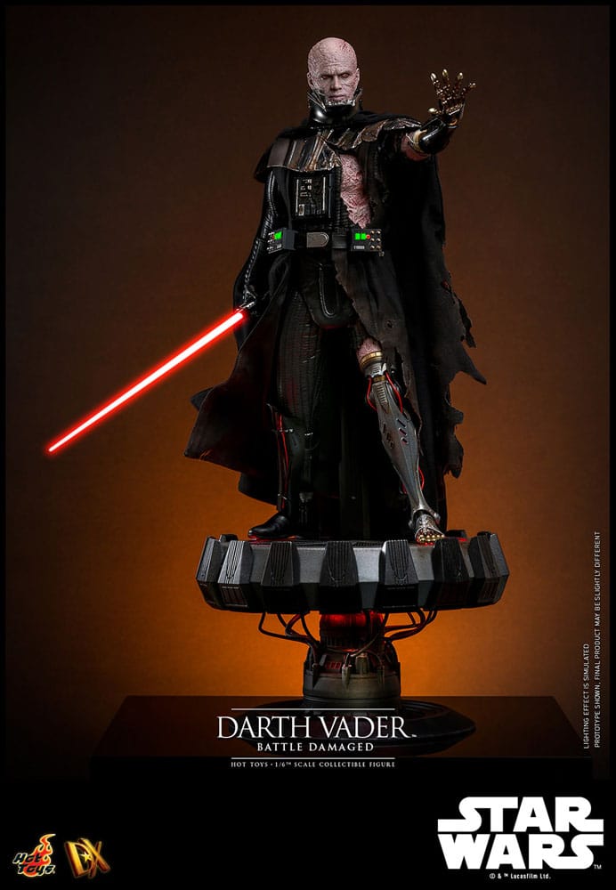 Star Wars Actionfigur 1/6 Darth Vader (Battle Damaged) 35 cm