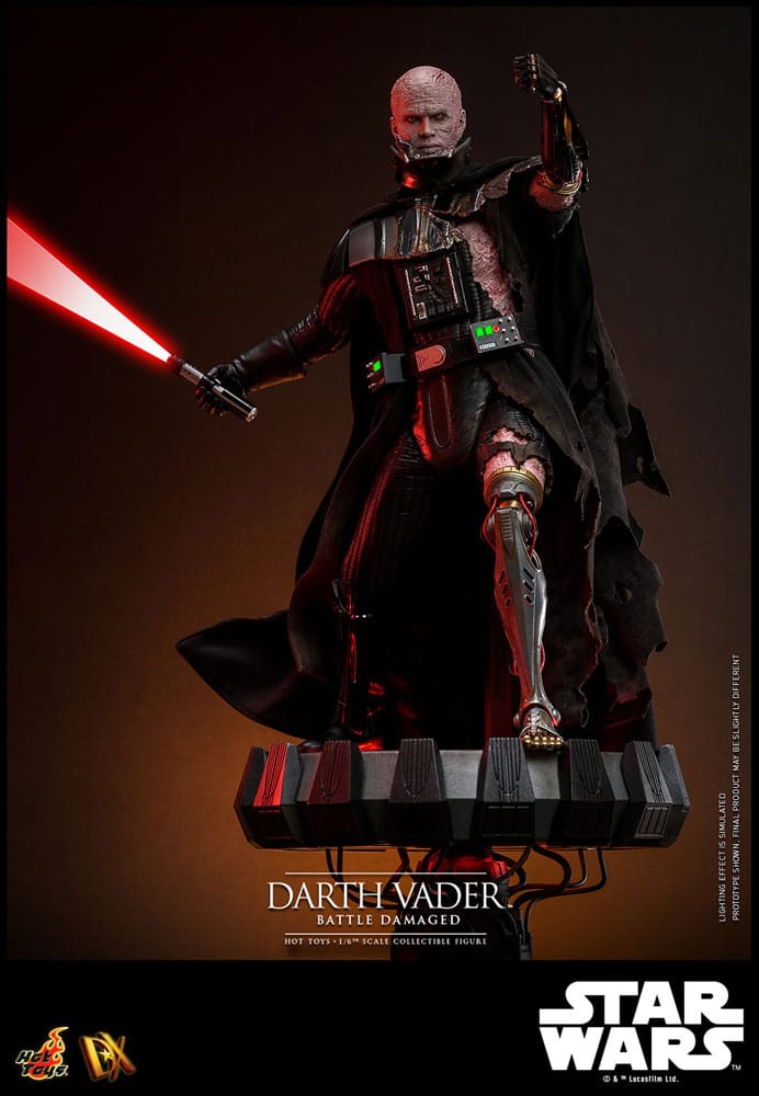 Star Wars Actionfigur 1/6 Darth Vader (Battle Damaged) 35 cm