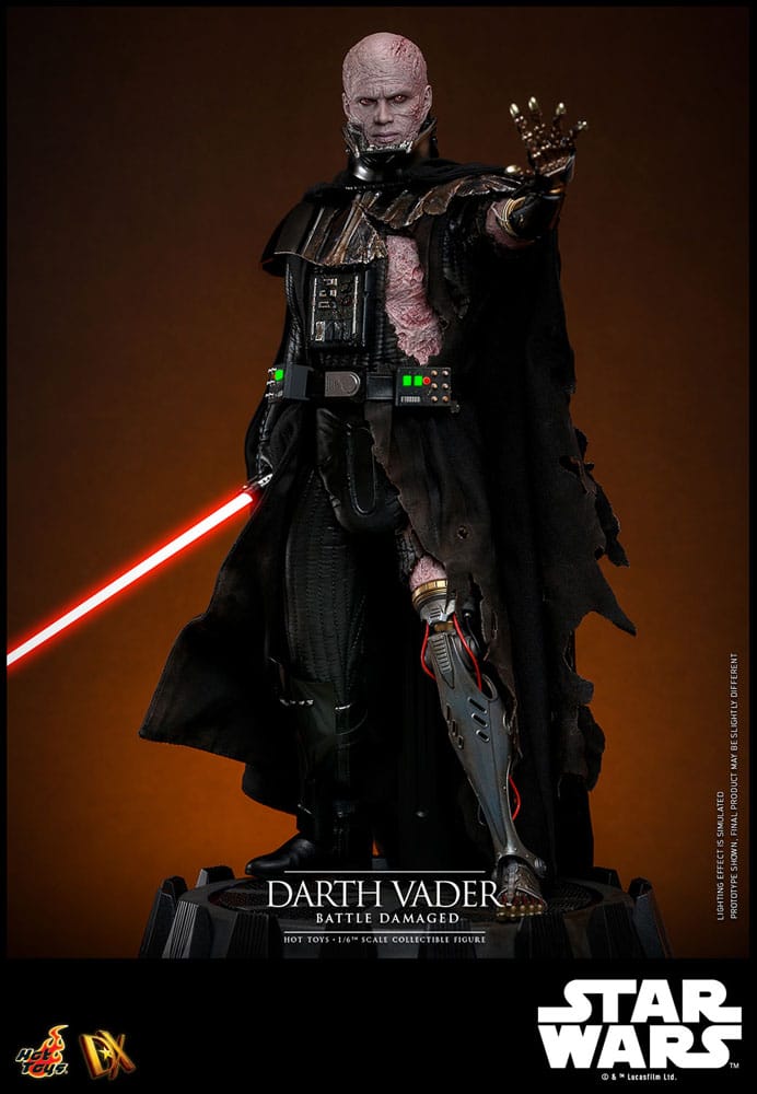 Star Wars Actionfigur 1/6 Darth Vader (Battle Damaged) 35 cm
