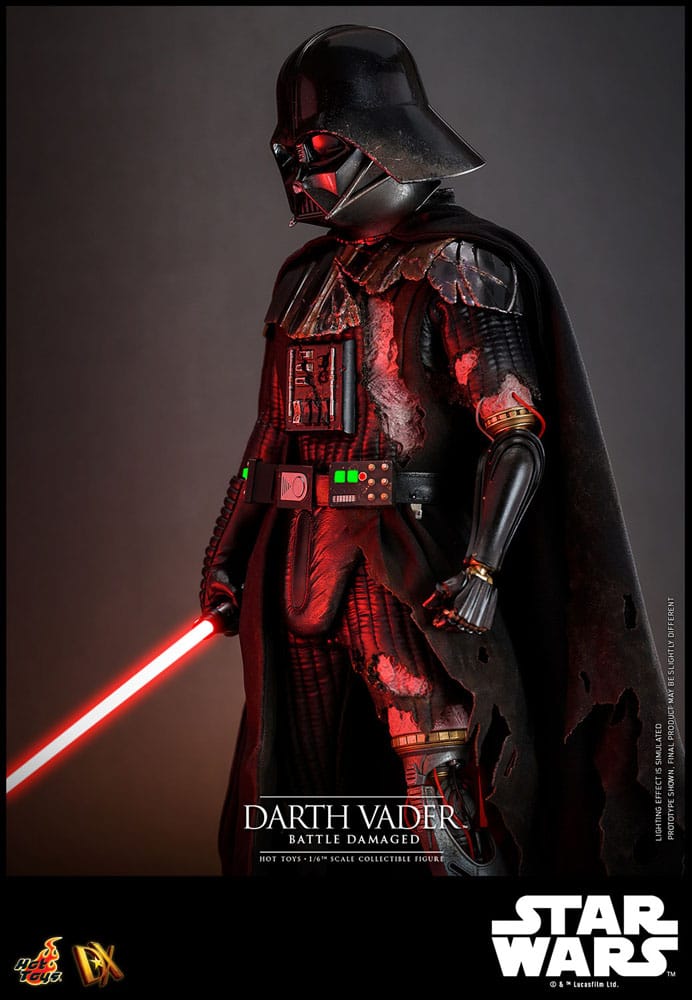 Star Wars Actionfigur 1/6 Darth Vader (Battle Damaged) 35 cm