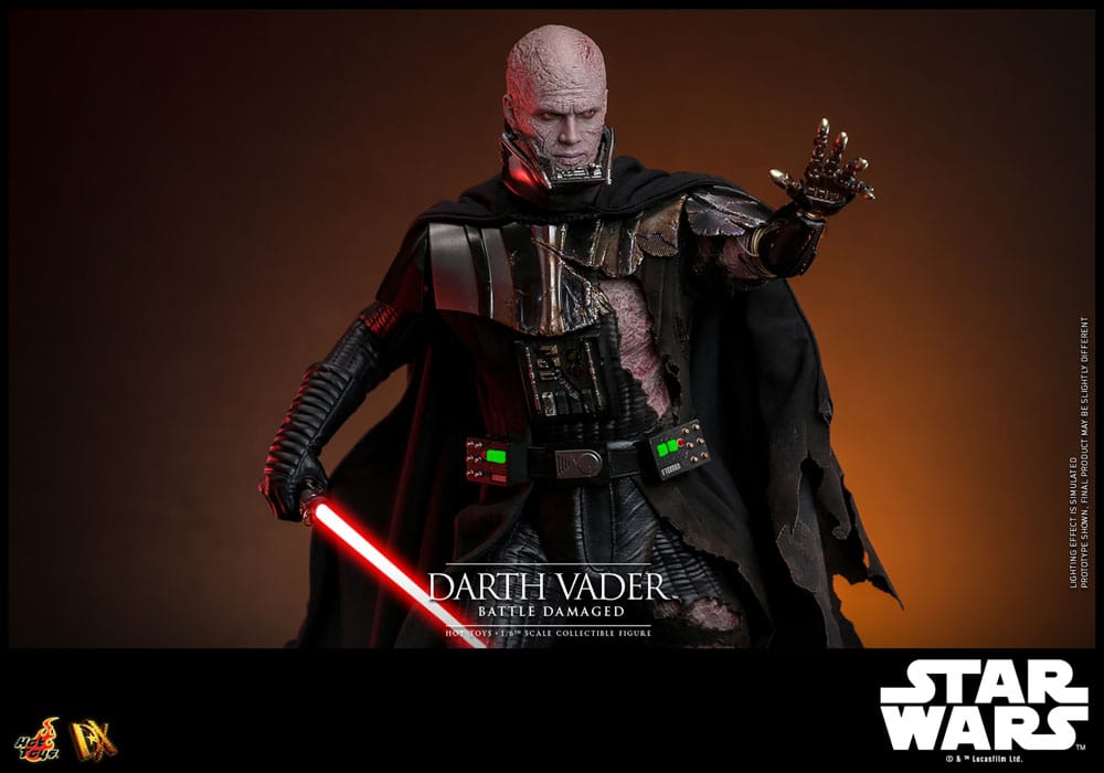 Star Wars Actionfigur 1/6 Darth Vader (Battle Damaged) 35 cm