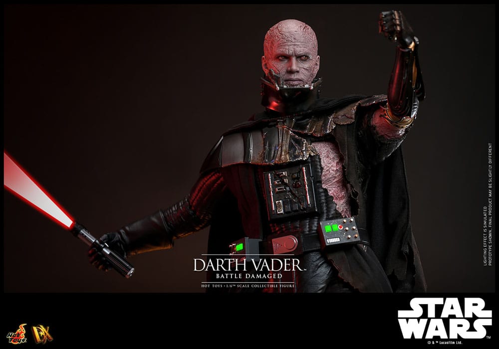 Star Wars Actionfigur 1/6 Darth Vader (Battle Damaged) 35 cm
