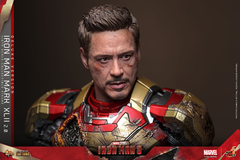 Iron Man 3 Movie Masterpiece Diecast Actionfigur 1/6 Iron Man Mark XLII (2.0) Deluxe 32 cm