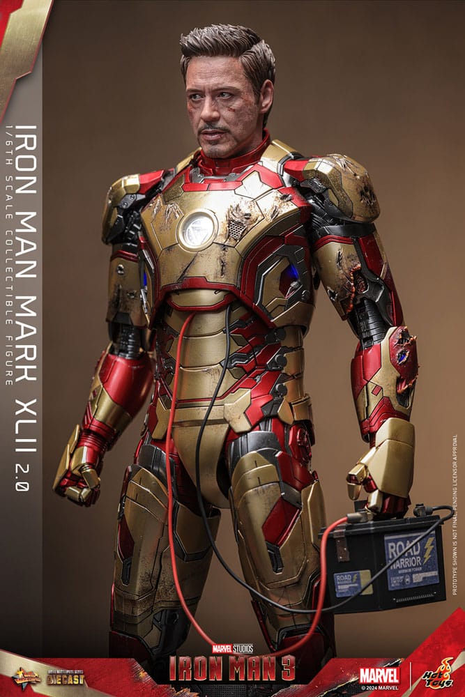 Iron Man 3 Movie Masterpiece Diecast Actionfigur 1/6 Iron Man Mark XLII (2.0) 32 cm