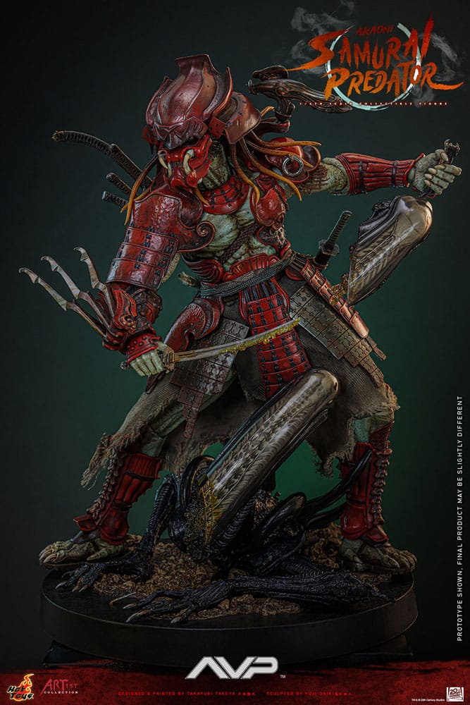 Alien vs. Predator Artist Collection Actionfigur 1/6 Akaoni Samurai Predator 35 cm