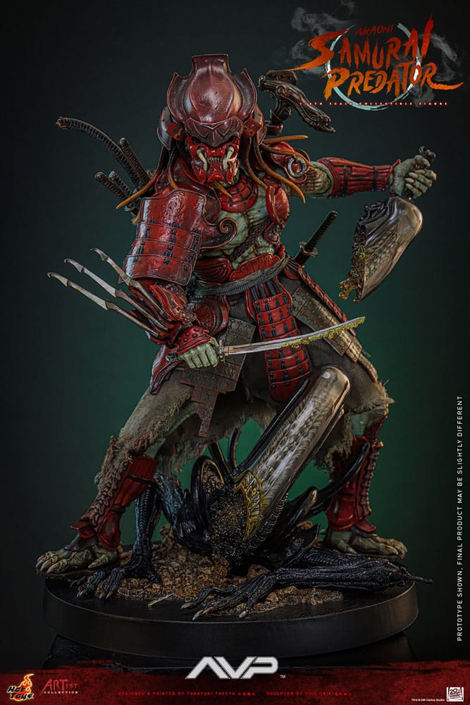 Alien vs. Predator Artist Collection Actionfigur 1/6 Akaoni Samurai Predator 35 cm