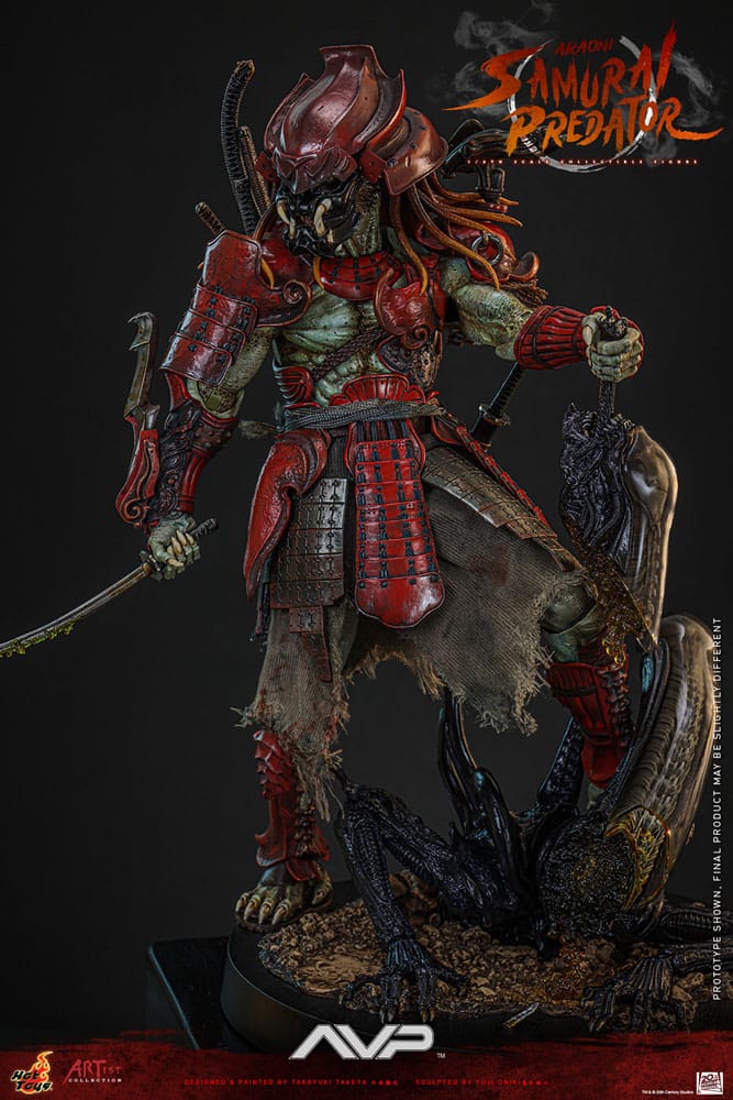 Alien vs. Predator Artist Collection Actionfigur 1/6 Akaoni Samurai Predator 35 cm