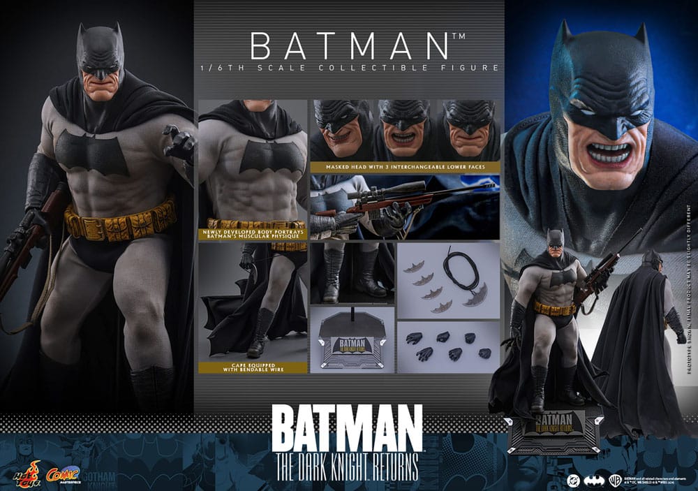 Batman: The Dark Knight Returns Comic Masterpiece Actionfigur 1/6 Batman 32 cm