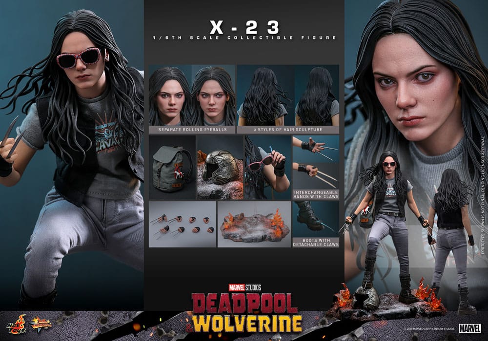 Deadpool & Wolverine Movie Masterpiece Actionfigur 1/6 X-23 27 cm