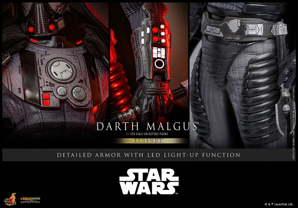 Star Wars Legends Videogame Masterpiece Actionfigur 1/6 Darth Malgus 34 cm