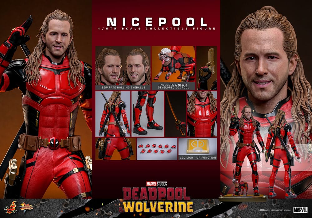 Deadpool & Wolverine Movie Masterpiece Actionfigur 1/6 Nicepool 30 cm