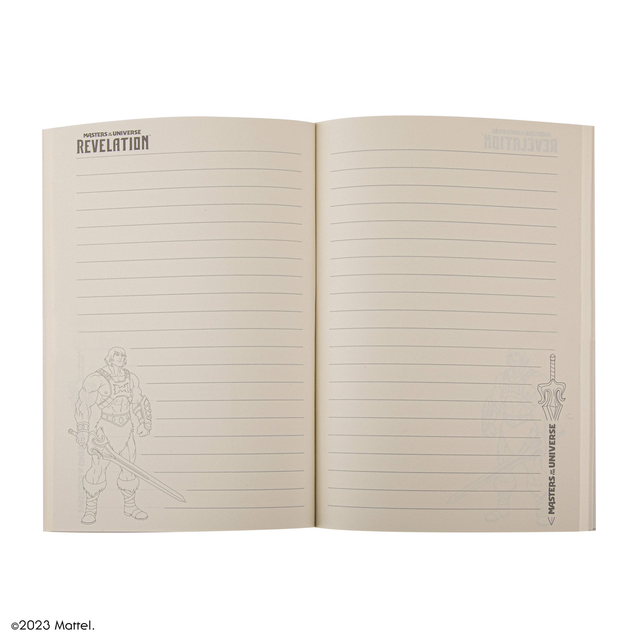 Masters of the Universe - Revelation:  He-Man Thunder Deluxe Notebook Set (Notebook + Stift)