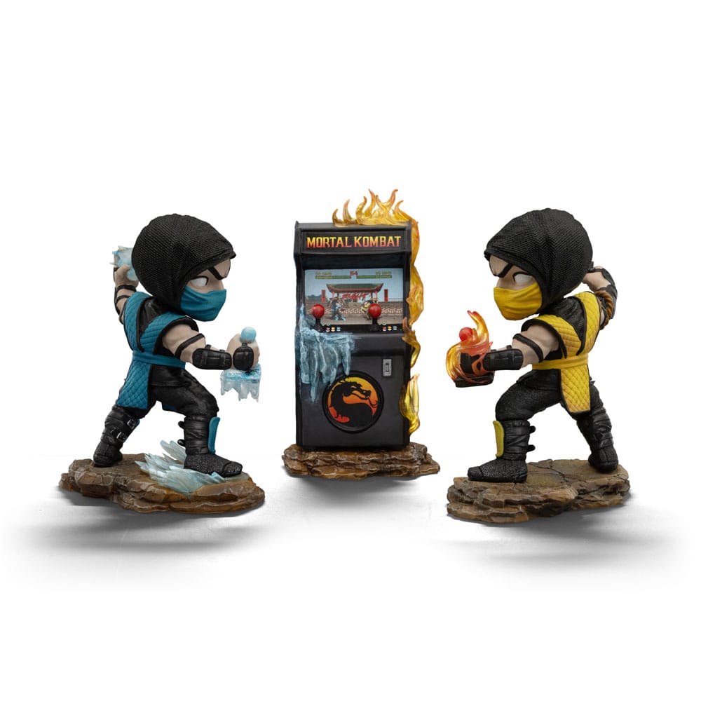 Mortal Kombat Mini Co. PVC Figuren Scorpion vs. Subzero Arcade Set 15 cm