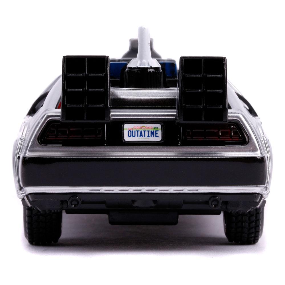 Zurück in die Zukunft II Hollywood Rides Diecast Modell 1/32 DeLorean Time Machine