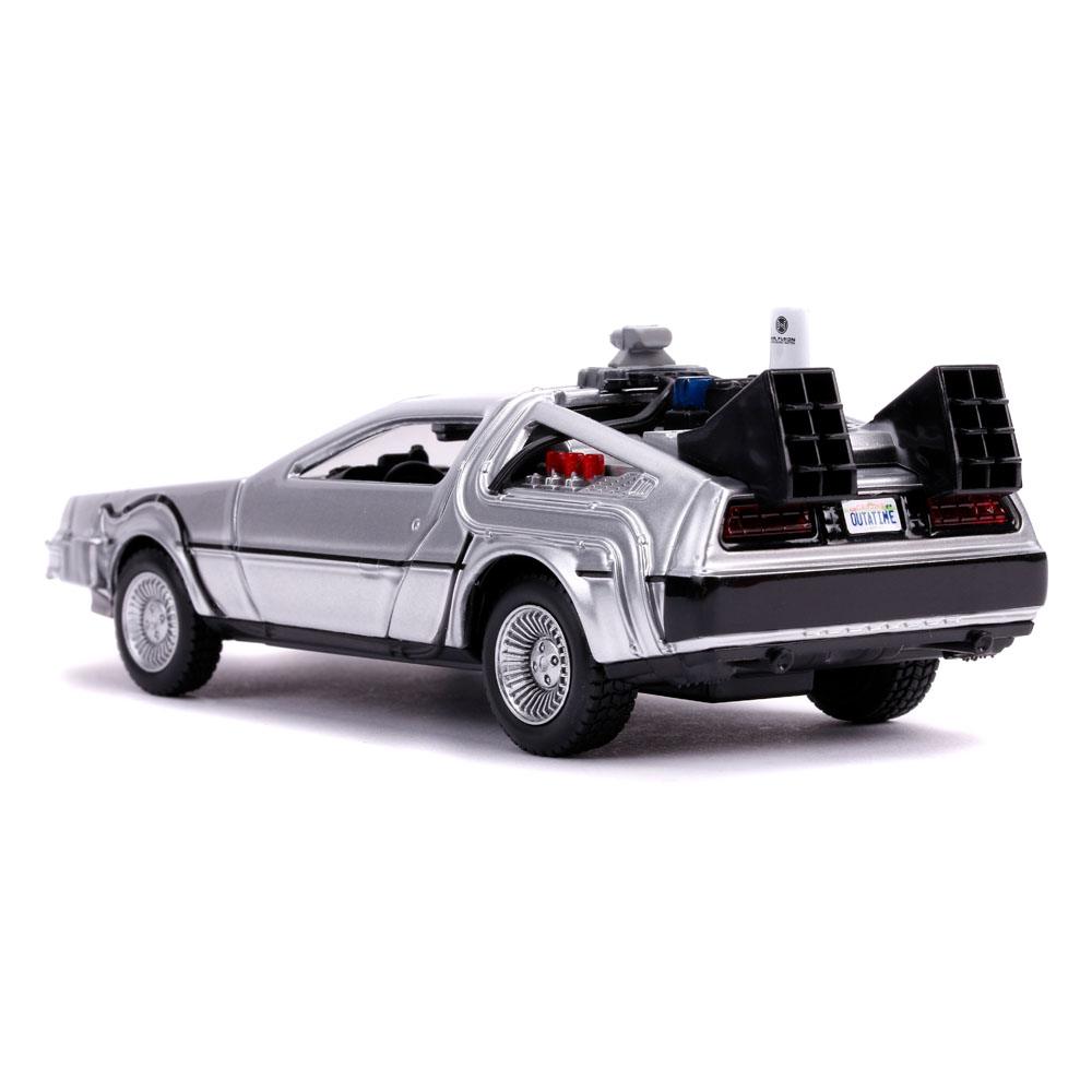 Zurück in die Zukunft II Hollywood Rides Diecast Modell 1/32 DeLorean Time Machine