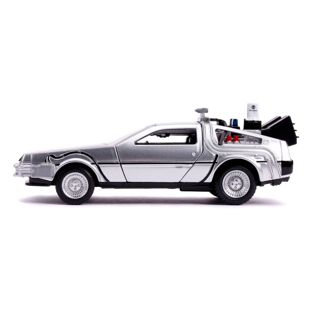 Zurück in die Zukunft II Hollywood Rides Diecast Modell 1/32 DeLorean Time Machine