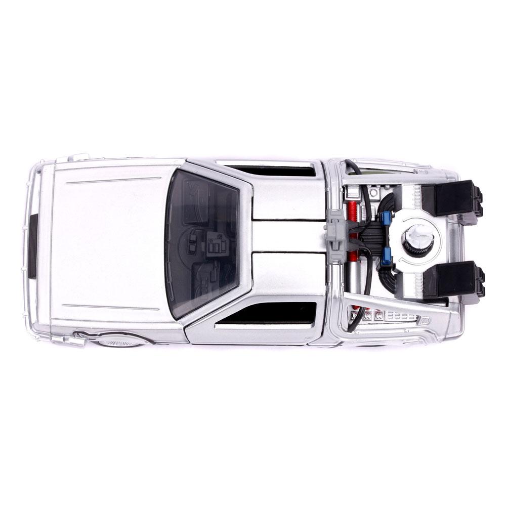 Zurück in die Zukunft II Hollywood Rides Diecast Modell 1/32 DeLorean Time Machine