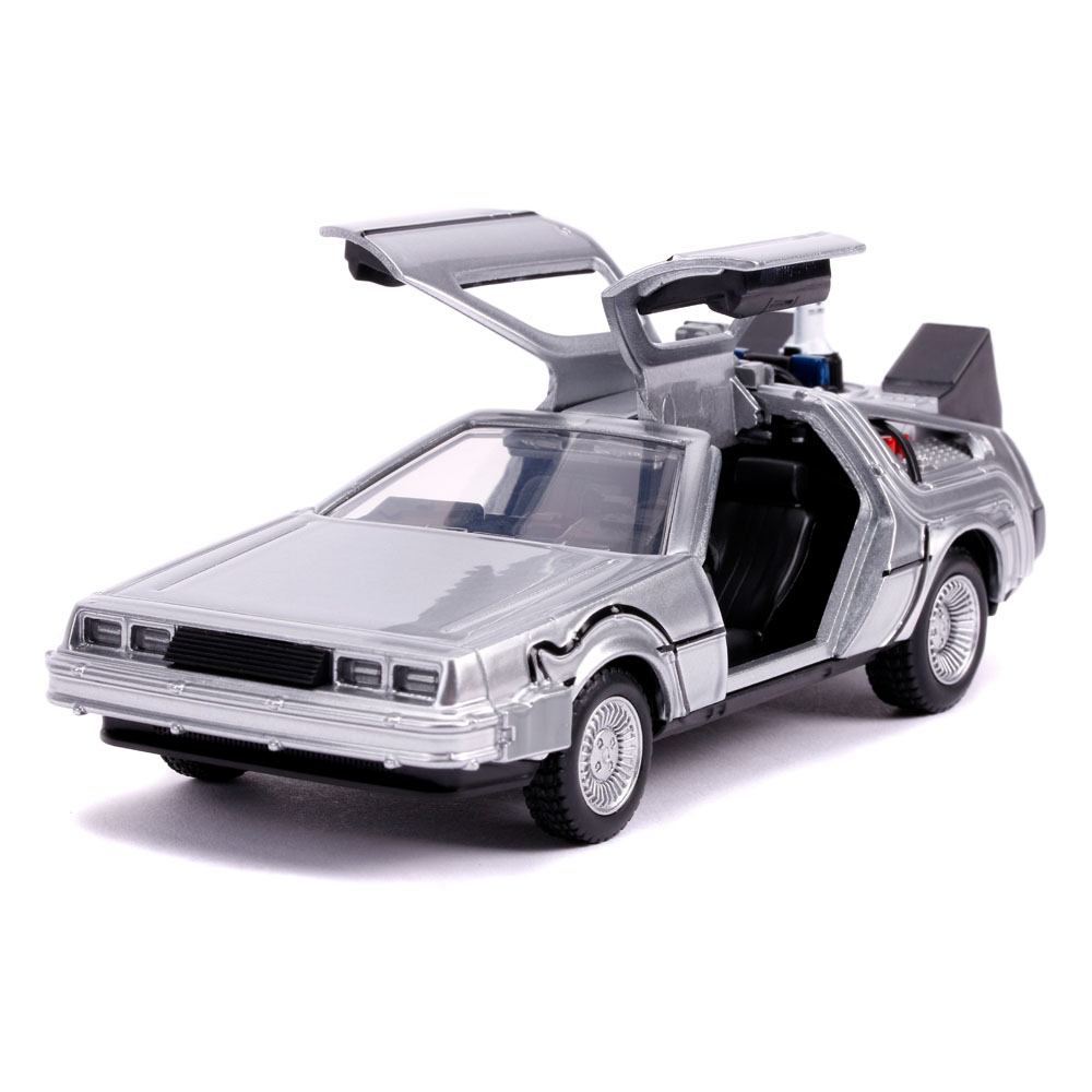 Zurück in die Zukunft II Hollywood Rides Diecast Modell 1/32 DeLorean Time Machine