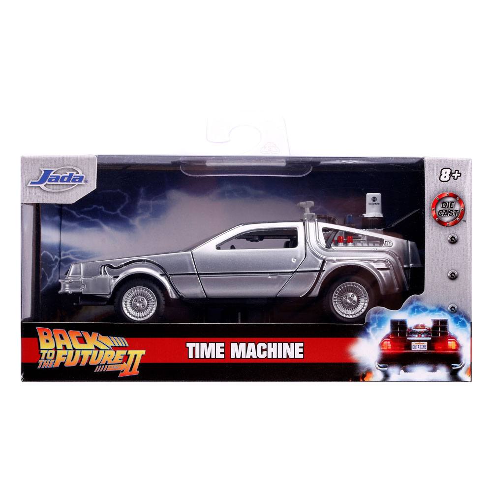 Zurück in die Zukunft II Hollywood Rides Diecast Modell 1/32 DeLorean Time Machine