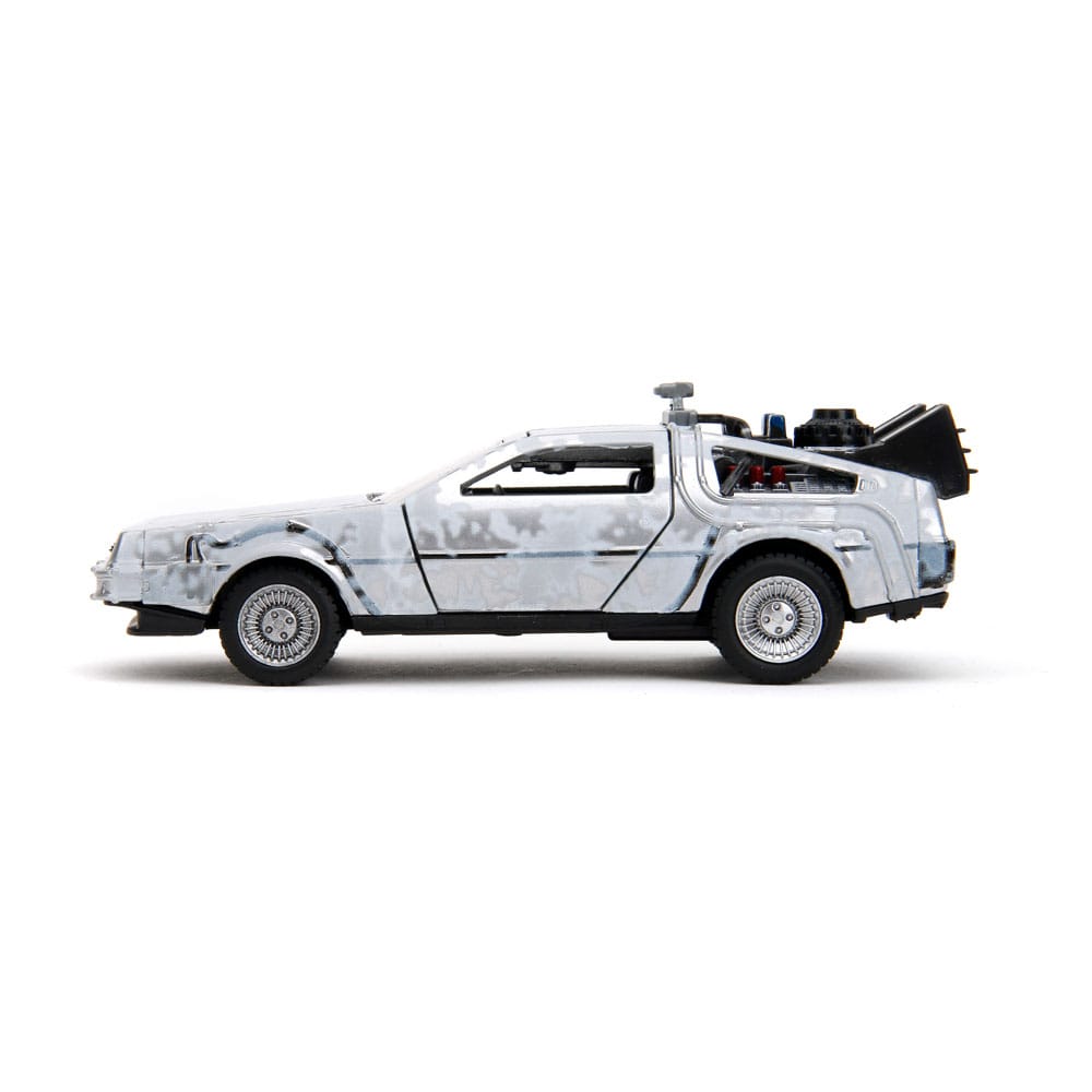Zurück in die Zukunft Hollywood Rides Diecast Modell 1/32 DeLorean Time Machine Frost