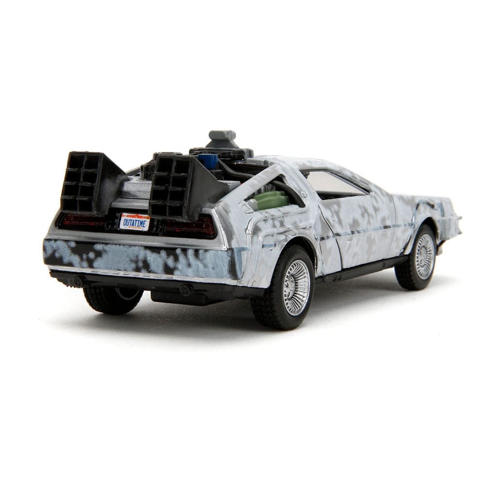 Zurück in die Zukunft Hollywood Rides Diecast Modell 1/32 DeLorean Time Machine Frost