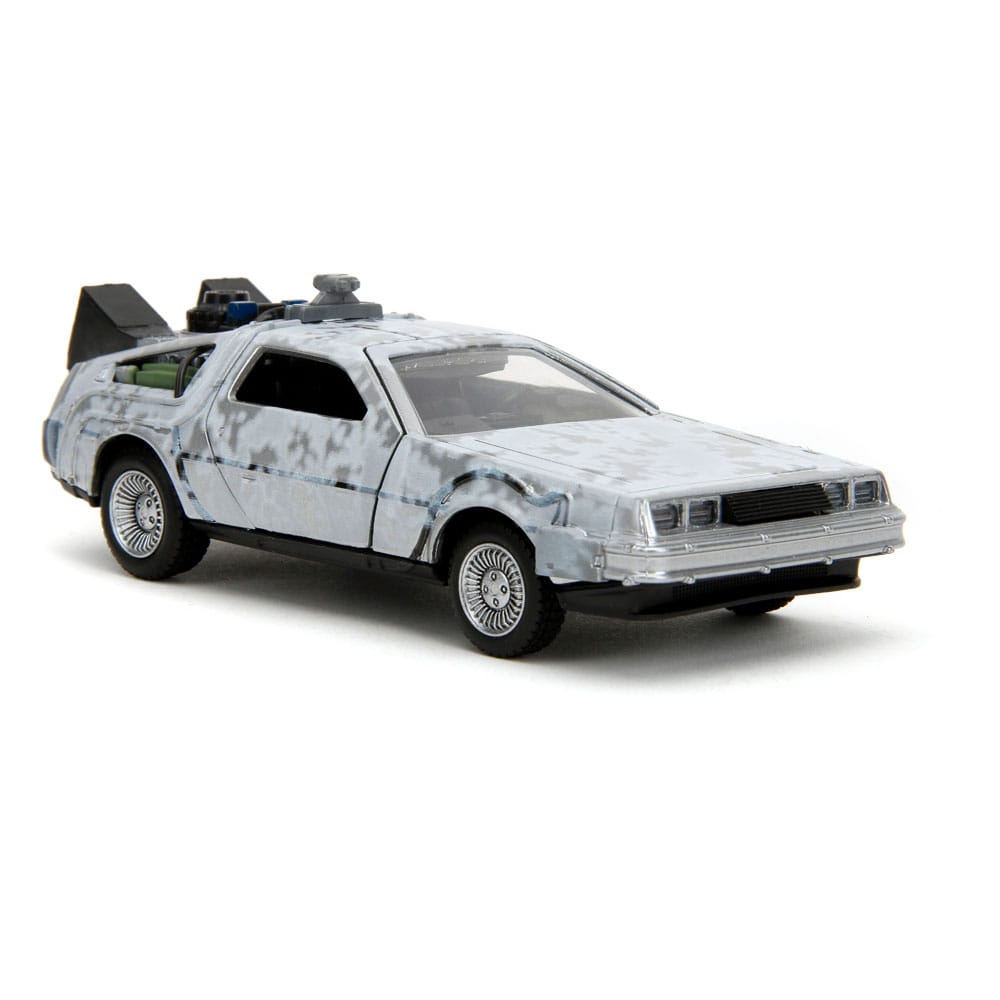 Zurück in die Zukunft Hollywood Rides Diecast Modell 1/32 DeLorean Time Machine Frost