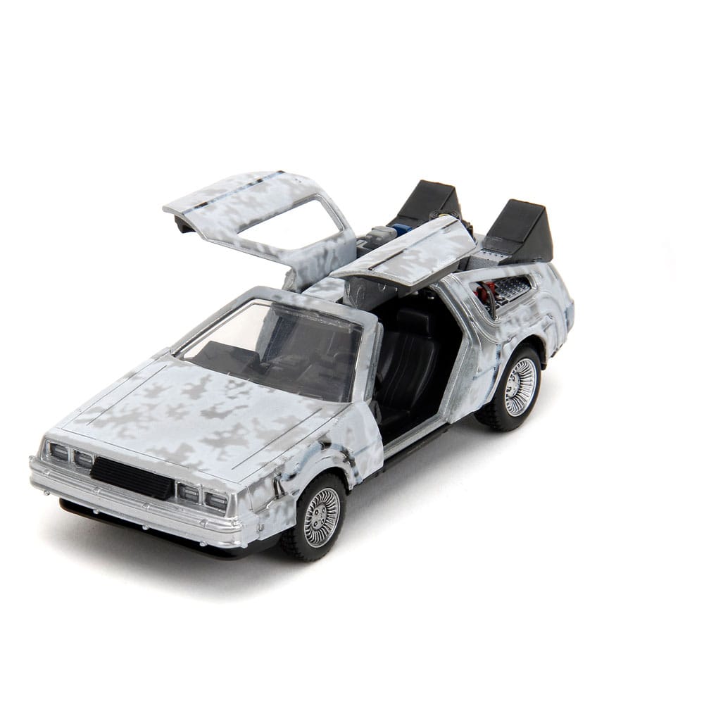 Zurück in die Zukunft Hollywood Rides Diecast Modell 1/32 DeLorean Time Machine Frost
