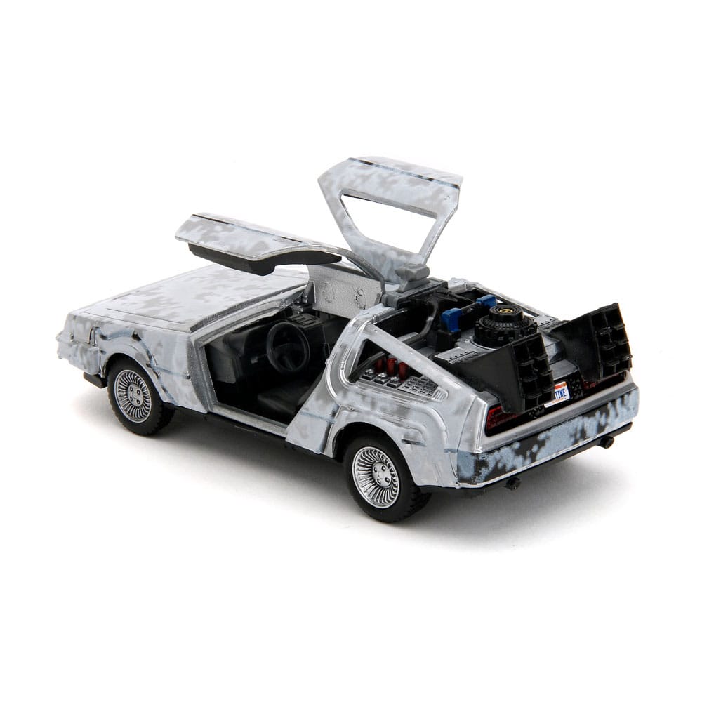 Zurück in die Zukunft Hollywood Rides Diecast Modell 1/32 DeLorean Time Machine Frost
