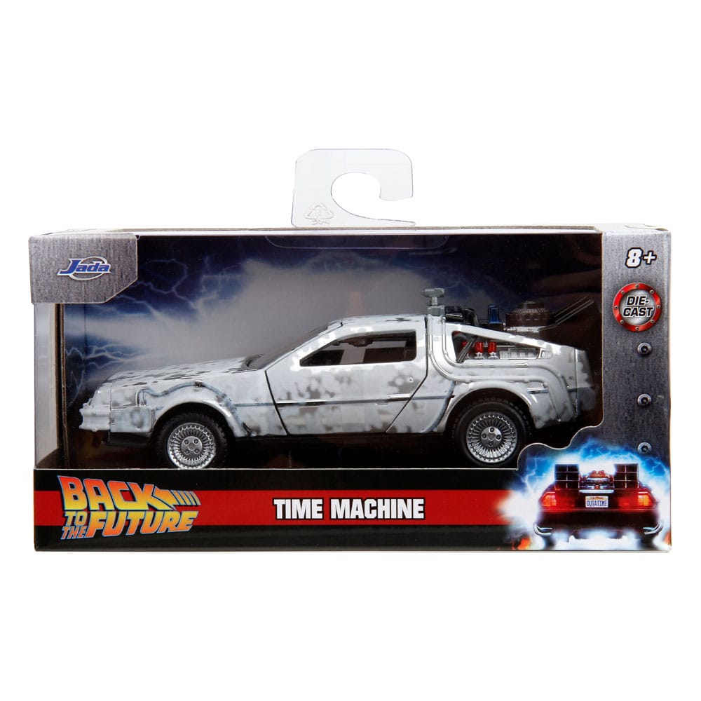 Zurück in die Zukunft Hollywood Rides Diecast Modell 1/32 DeLorean Time Machine Frost