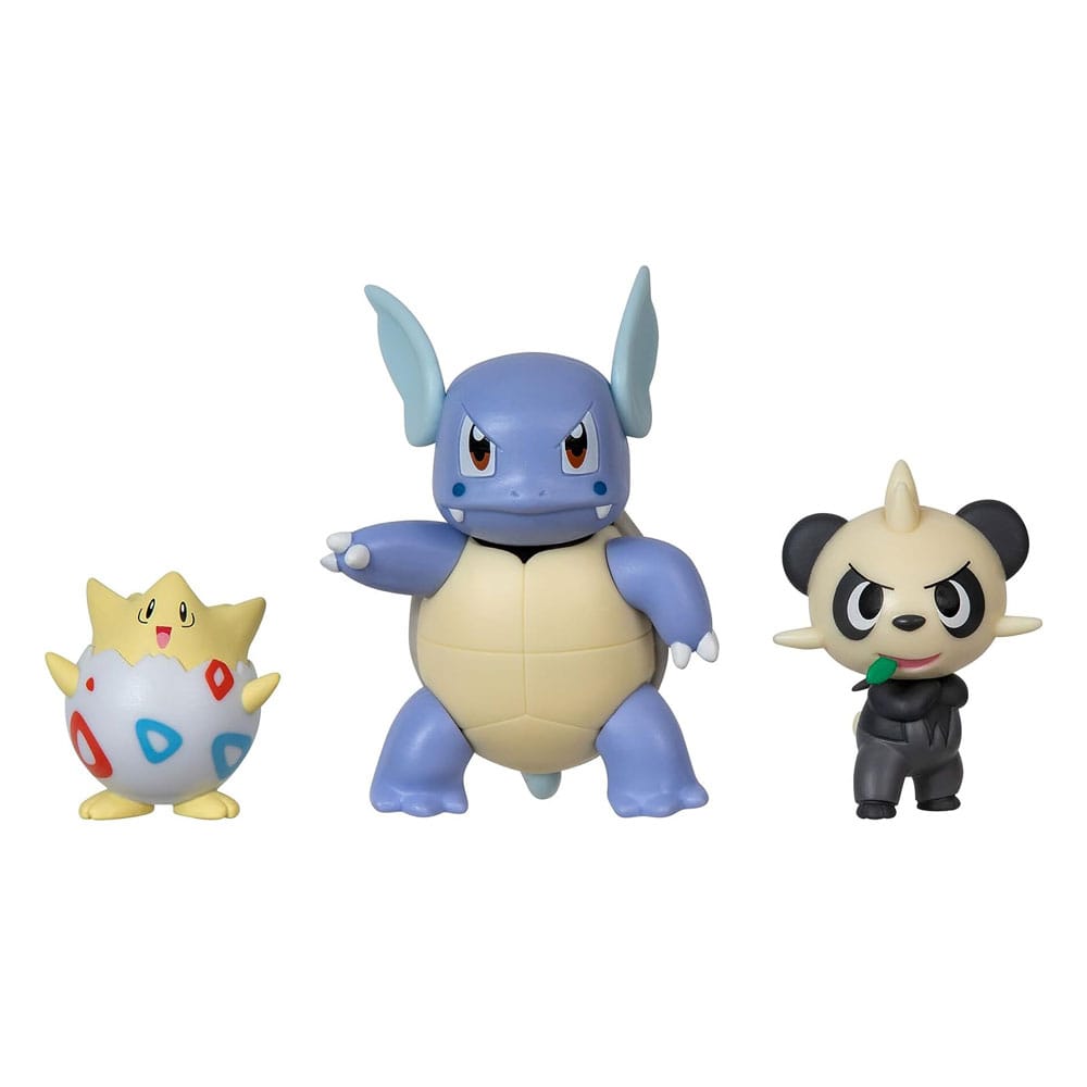 Pokémon Battle Figure Set Figuren 3er-Pack Togepi, Pam-Pam, Schillok