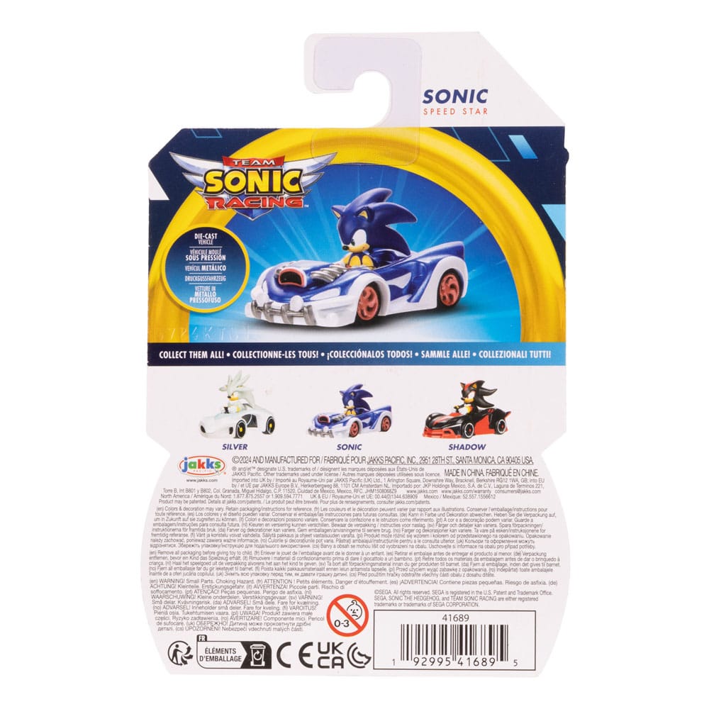 Sonic - The Hedgehog Diecast Modellautos 1/64 Wave 7 Sortiment (4)