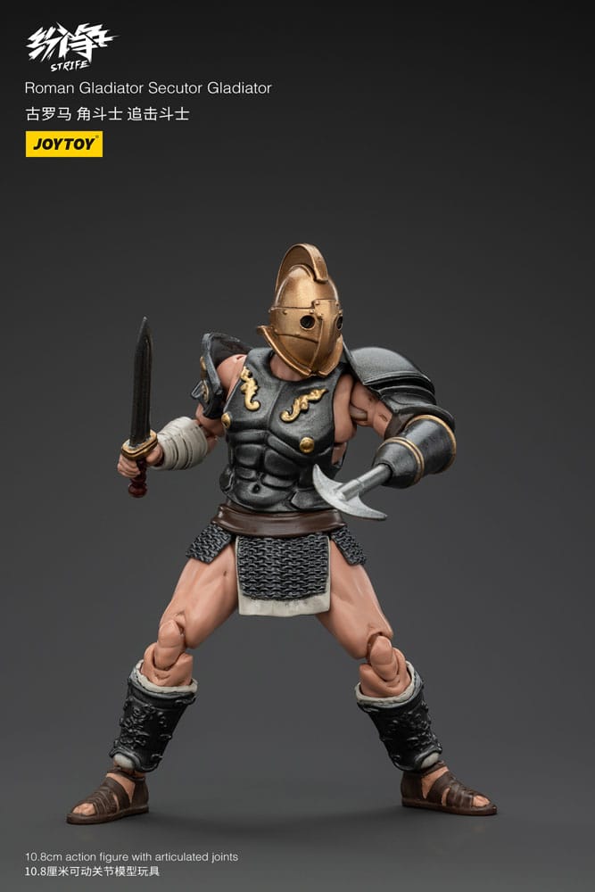 Strife Actionfigur 1/18 Roman Gladiator Secutor Gladiator 11 cm
