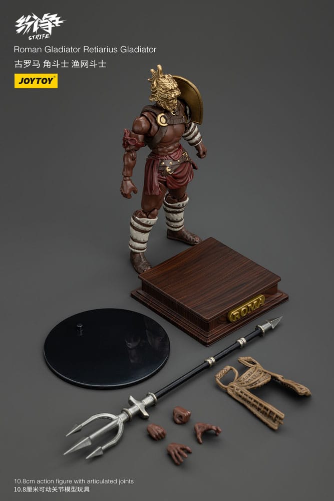 Strife Actionfigur 1/18 Roman Gladiator Retiarius Gladiator 11 cm