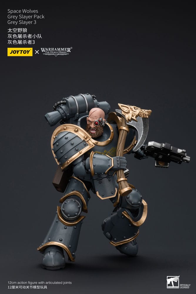 Warhammer The Horus Heresy Actionfigur 1/18 Space Wolves Grey Slayer Pack Grey Slayer 3 12 cm