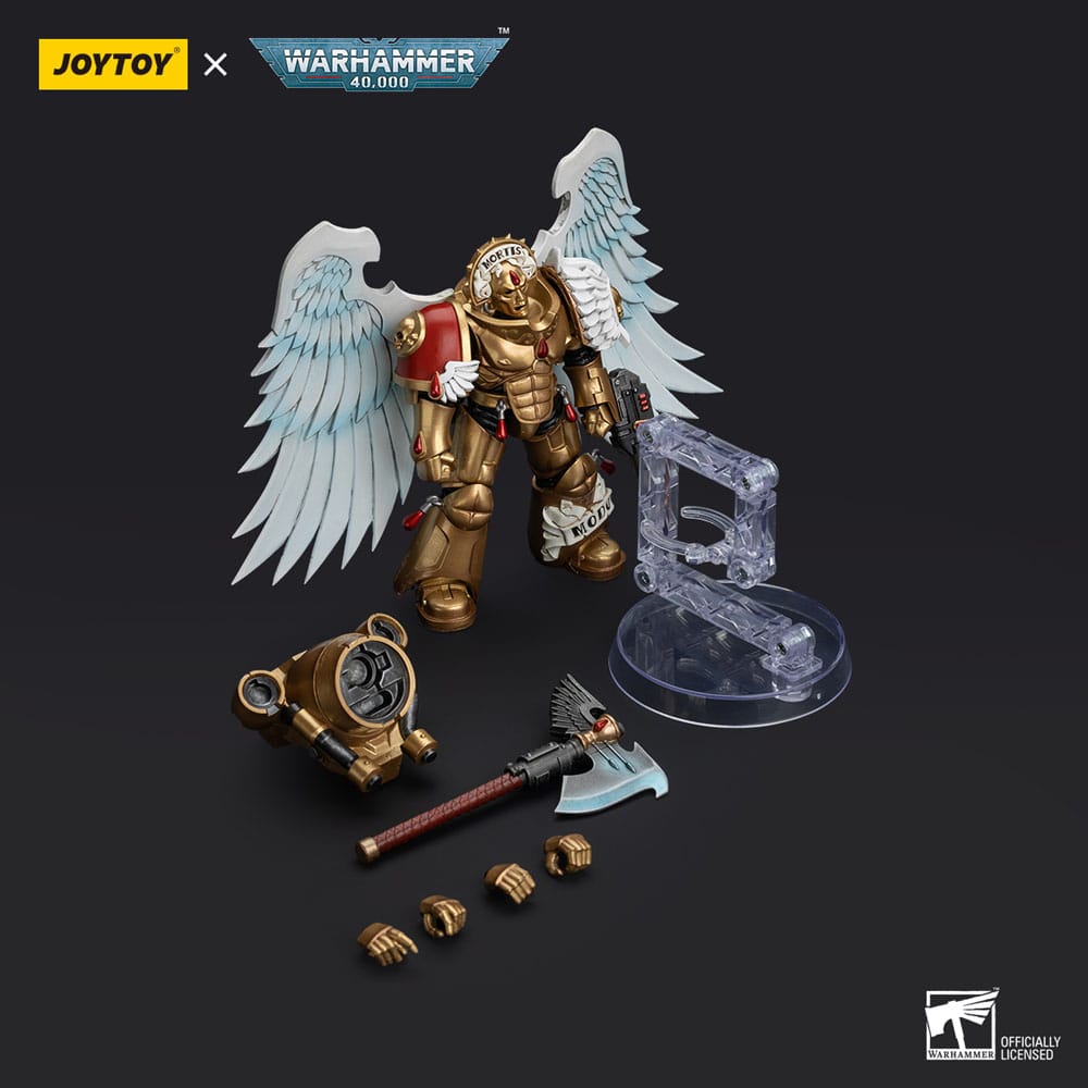 Warhammer The Horus Heresy Actionfigur 1/18 Blood Angels Sanguinary Guard with Encarmine Axe and Inferno Pistol 12 cm