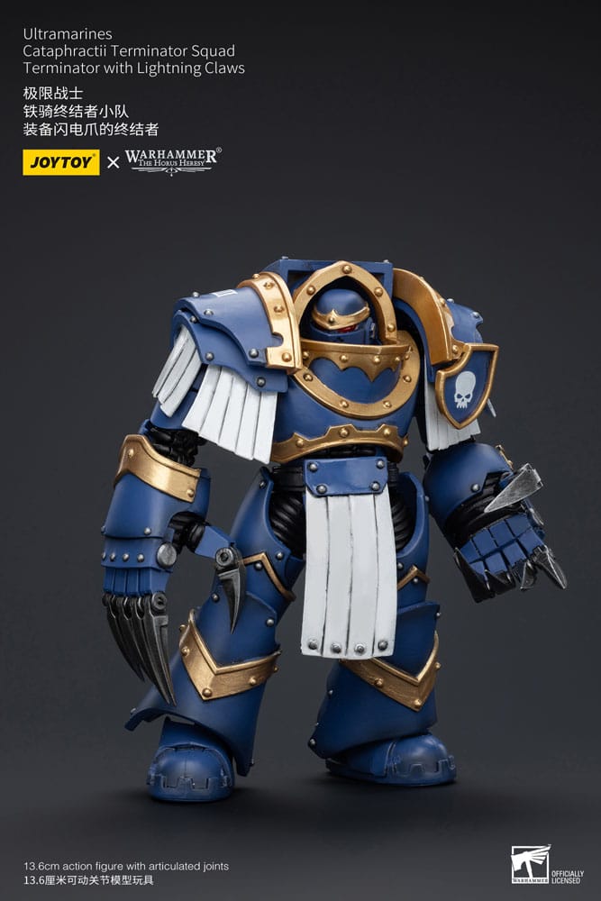 Warhammer The Horus Heresy Actionfigur 1/18 Ultramarines Cataphractii Terminator Squad Terminator with Lightning Claws 14 cm