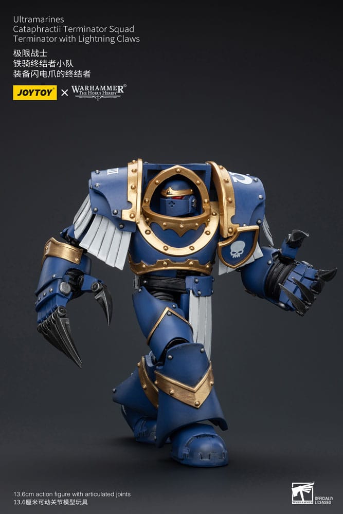 Warhammer The Horus Heresy Actionfigur 1/18 Ultramarines Cataphractii Terminator Squad Terminator with Lightning Claws 14 cm