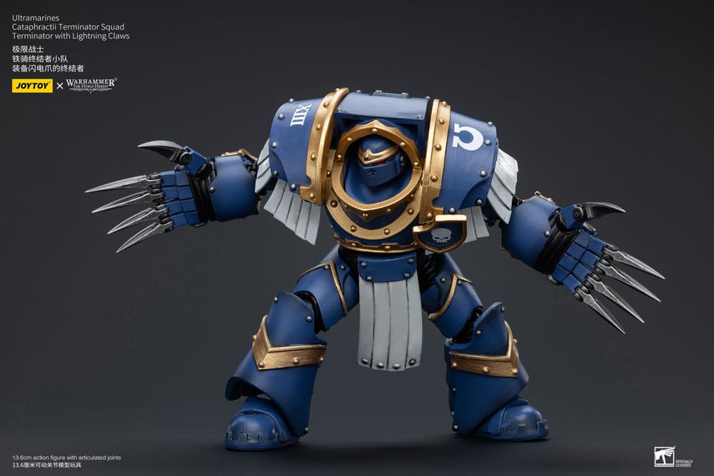 Warhammer The Horus Heresy Actionfigur 1/18 Ultramarines Cataphractii Terminator Squad Terminator with Lightning Claws 14 cm