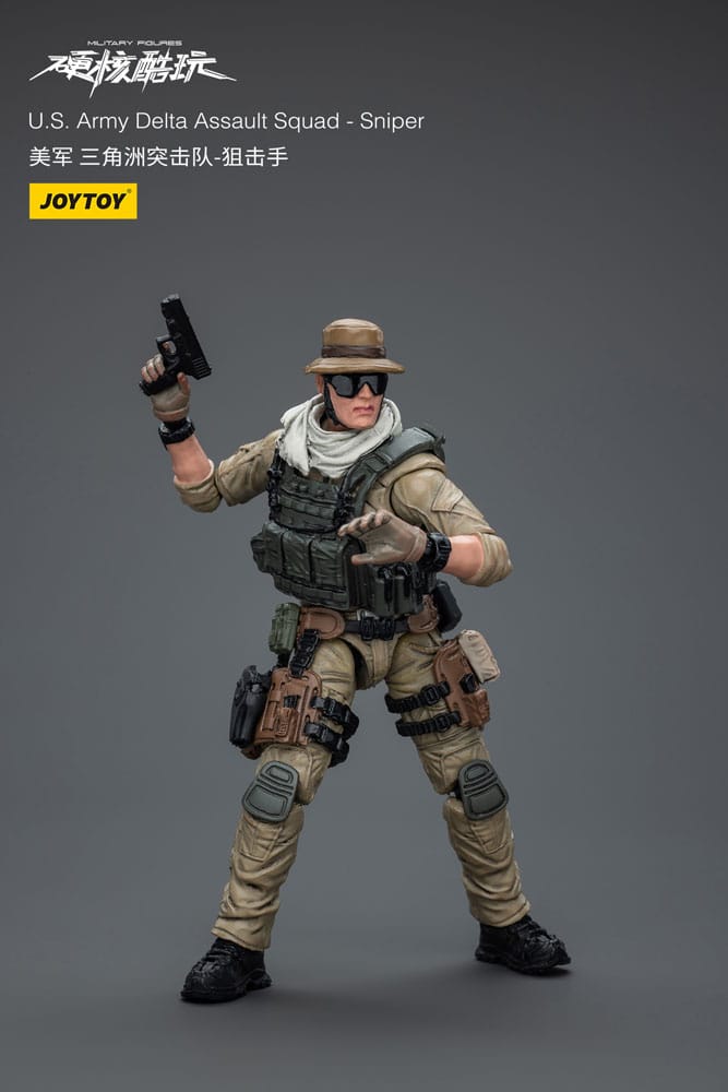 Hardcore Coldplay Actionfigur 1/18 U.S. Army Delta Assault Squad Sniper 11 cm