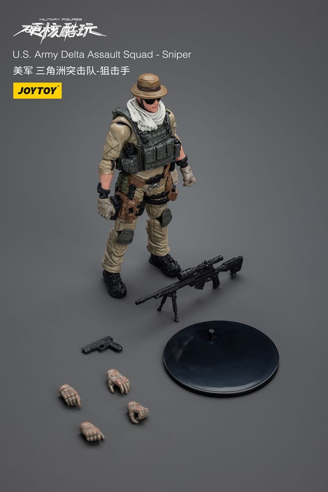 Hardcore Coldplay Actionfigur 1/18 U.S. Army Delta Assault Squad Sniper 11 cm