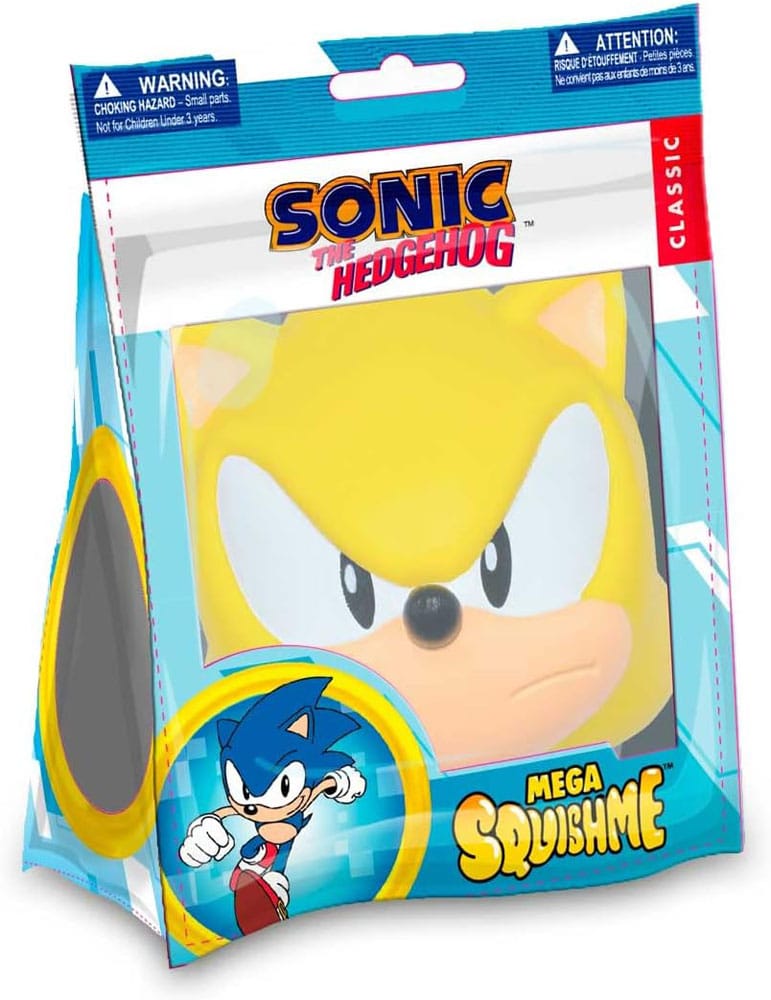 Sonic the Hedgehog Mega Squishme Anti-Stress-Figur Super Sonic 15 cm