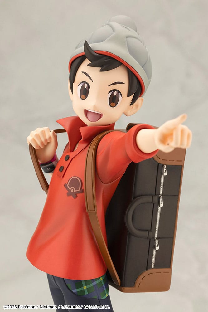 Pokémon ARTFXJ Statue 1/8 Victor & Hopplo 21 cm