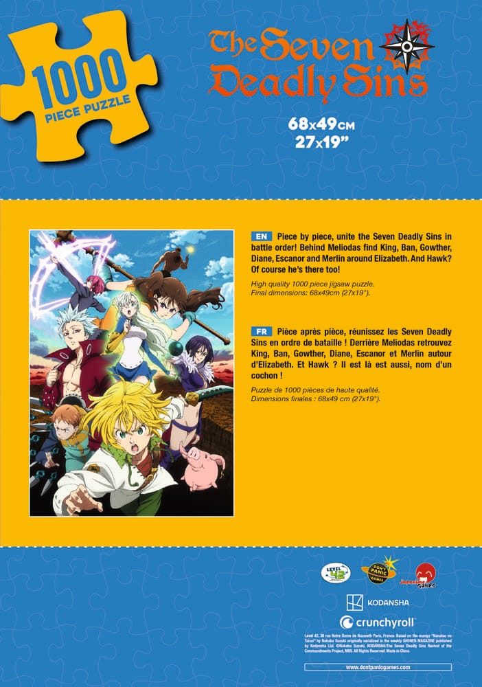 Seven Deadly Sins Puzzle Characters (1000 Teile)