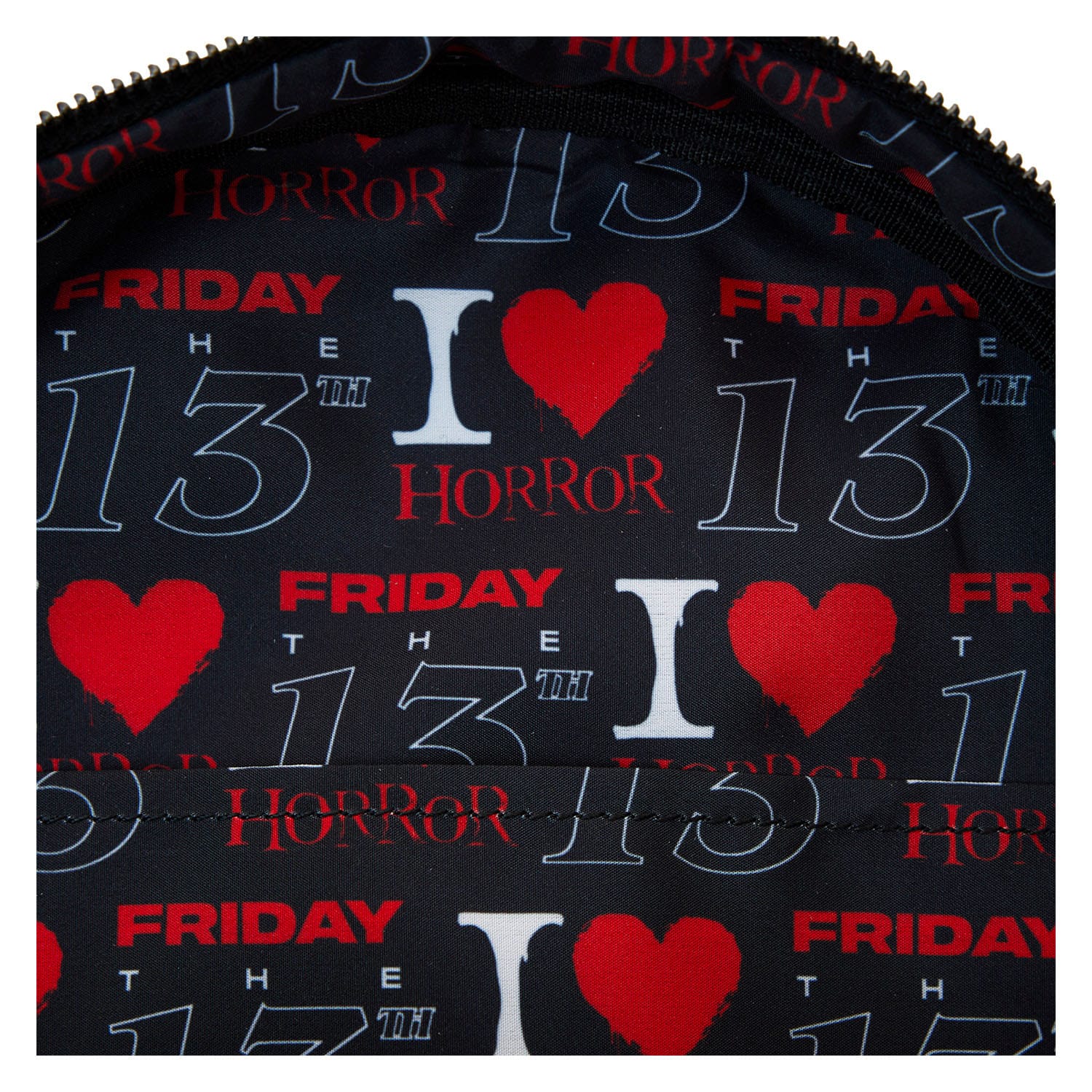 Freitag der 13. by Loungefly Mini Rucksack I Heart Horror