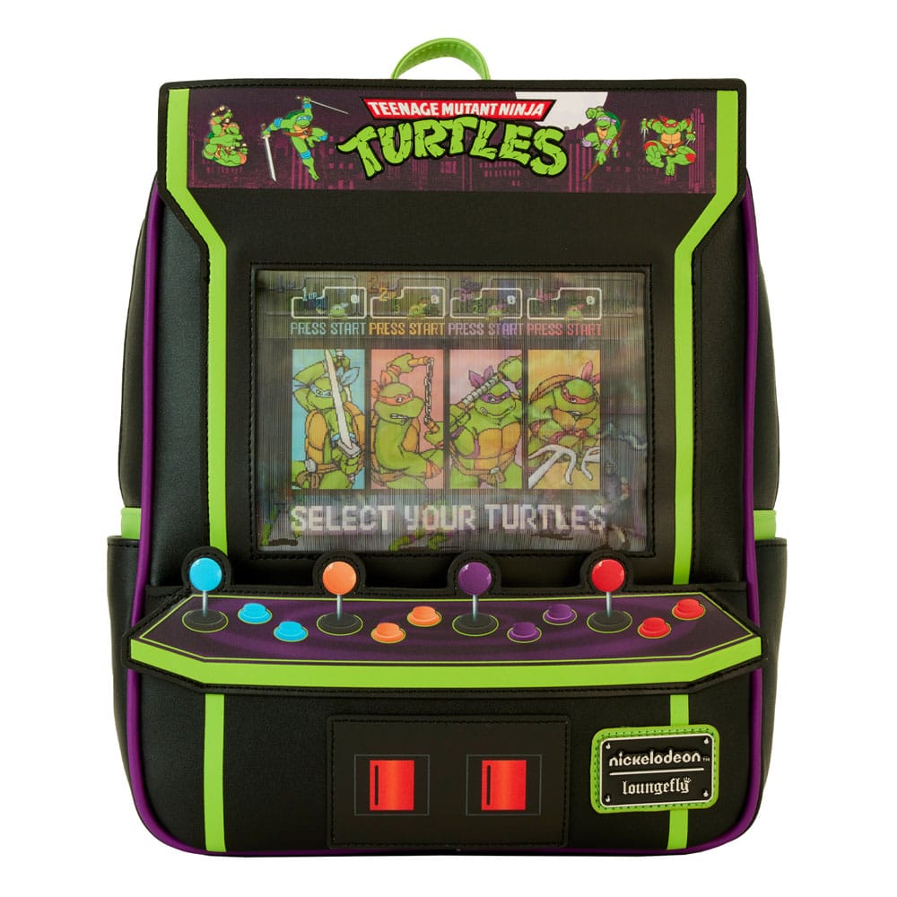 Teenage Mutant Ninja Turtles by Loungefly Rucksack 40th Anniversary Vintage Arcade