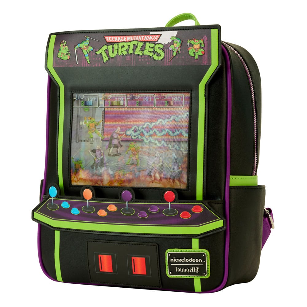 Teenage Mutant Ninja Turtles by Loungefly Rucksack 40th Anniversary Vintage Arcade