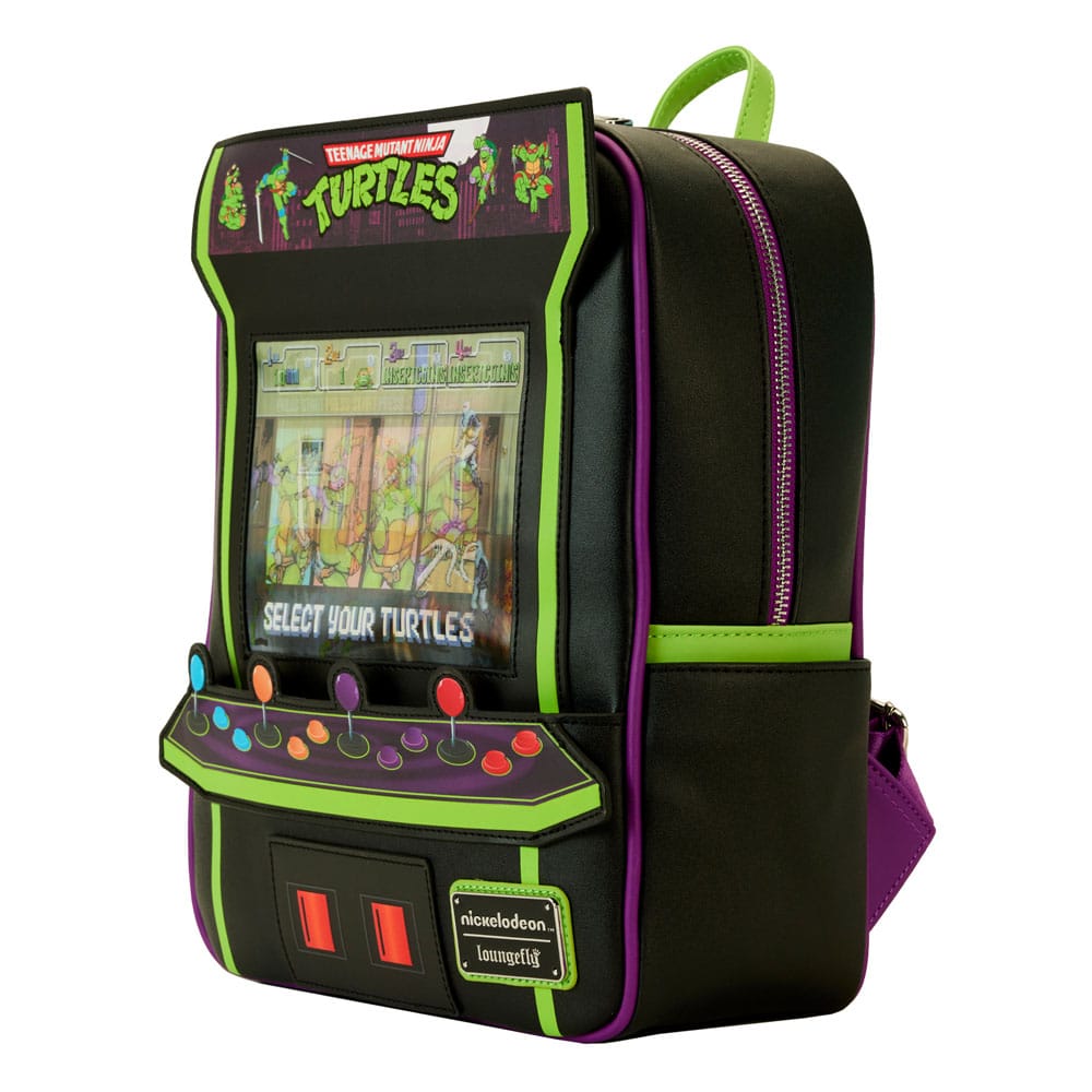Teenage Mutant Ninja Turtles by Loungefly Rucksack 40th Anniversary Vintage Arcade