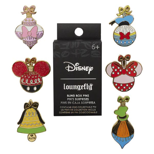 Disney by Loungefly Ansteck-Pins Mickey and friends Ornaments Blind Box Sortiment (12)