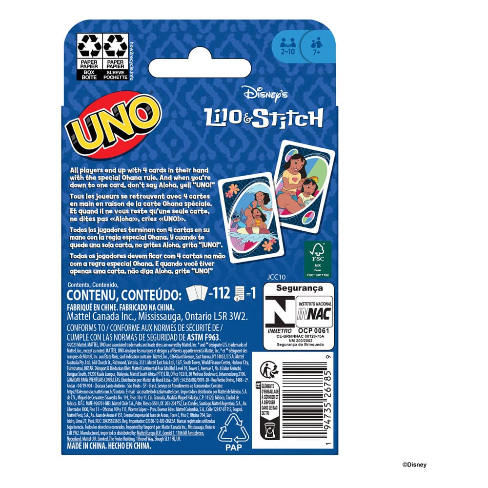 Lilo & Stitch Kartenspiel UNO