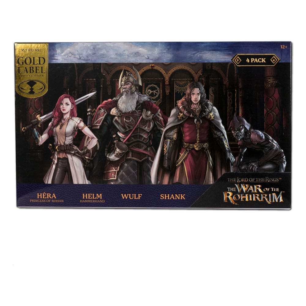Der Herr der Ringe: Die Schlacht der Rohirrim Actionfiguren 4er-Pack 10 cm